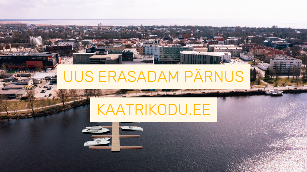 Uus paadisadam Pärnus kaatritele ja jettidele - Kaatrikodu sadam Pärnus